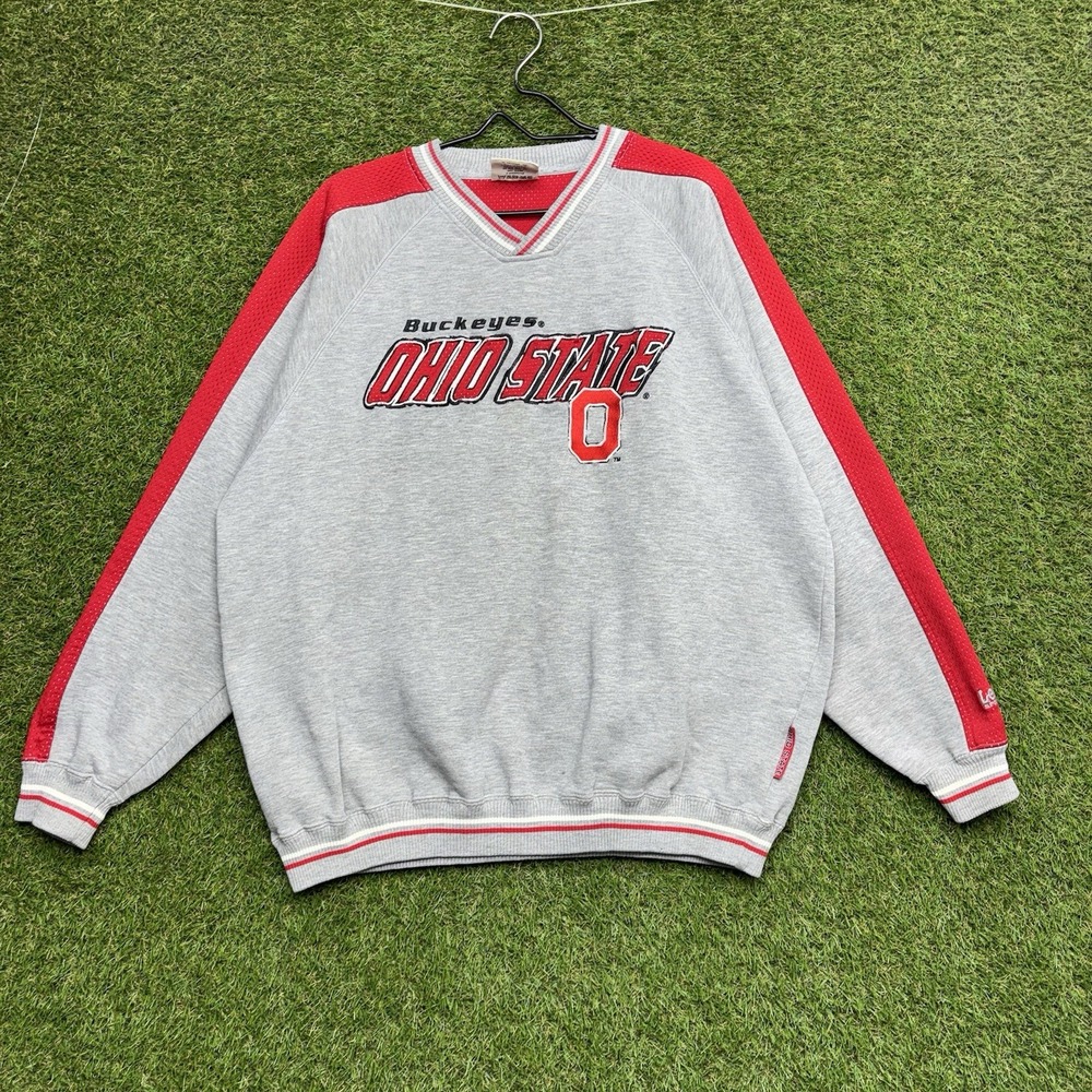 Vintage 90s Ohio State Buckeyes Sweatshirt Mens XL Embroidered University OSU